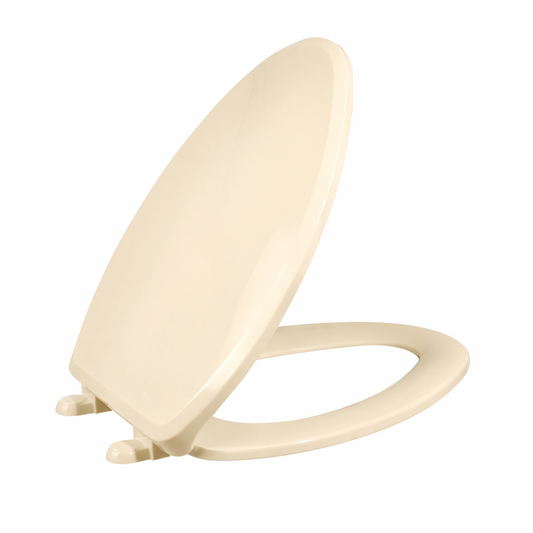 VICAR M-100 Slow Close Elongated Toilet Seat – Closed Front, Bone