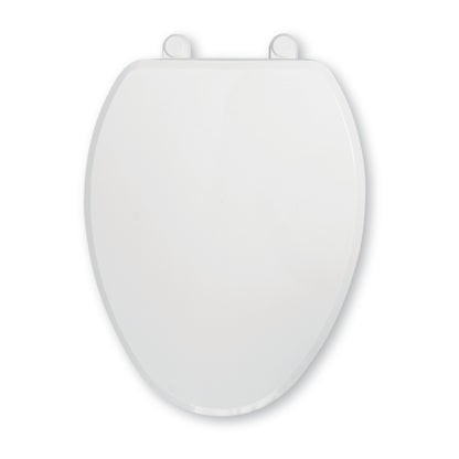 VICAR M-100 Elongated Toilet Seat – Standard Close, Closed Front, White