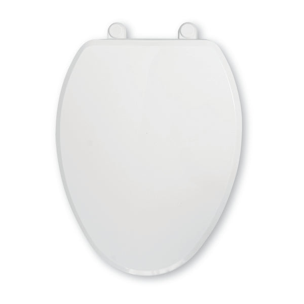 VICAR M-100 Elongated Toilet Seat – Standard Close, Closed Front, White
