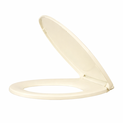 VICAR M-200 Slow Close Round Toilet Seat – Easy Clean, Bone