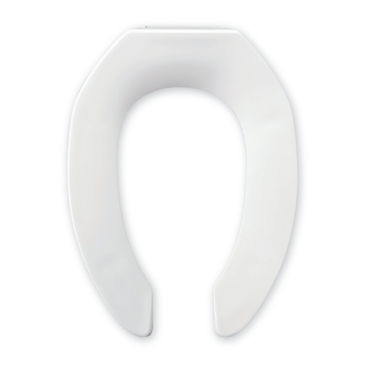 VICAR M-FLUX Commercial Elongated Toilet Seat – Stainless Steel Hinges, White