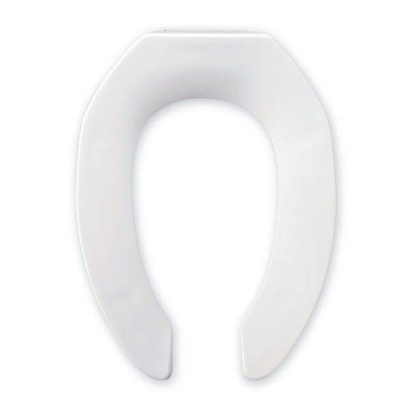 VICAR M-FLUX Commercial Elongated Toilet Seat – Stainless Steel Hinges, White