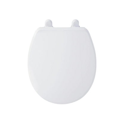 VICAR M-200 Slow Close Round Toilet Seat – Easy Clean, White